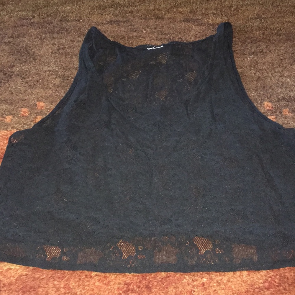 Lace crop top